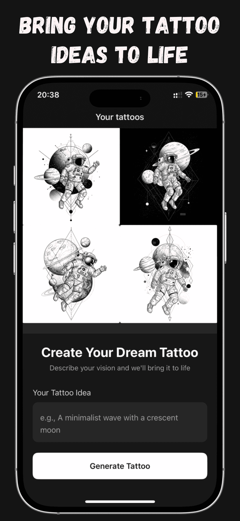 Tattoo Stencil Maker: inkr screenshot 1