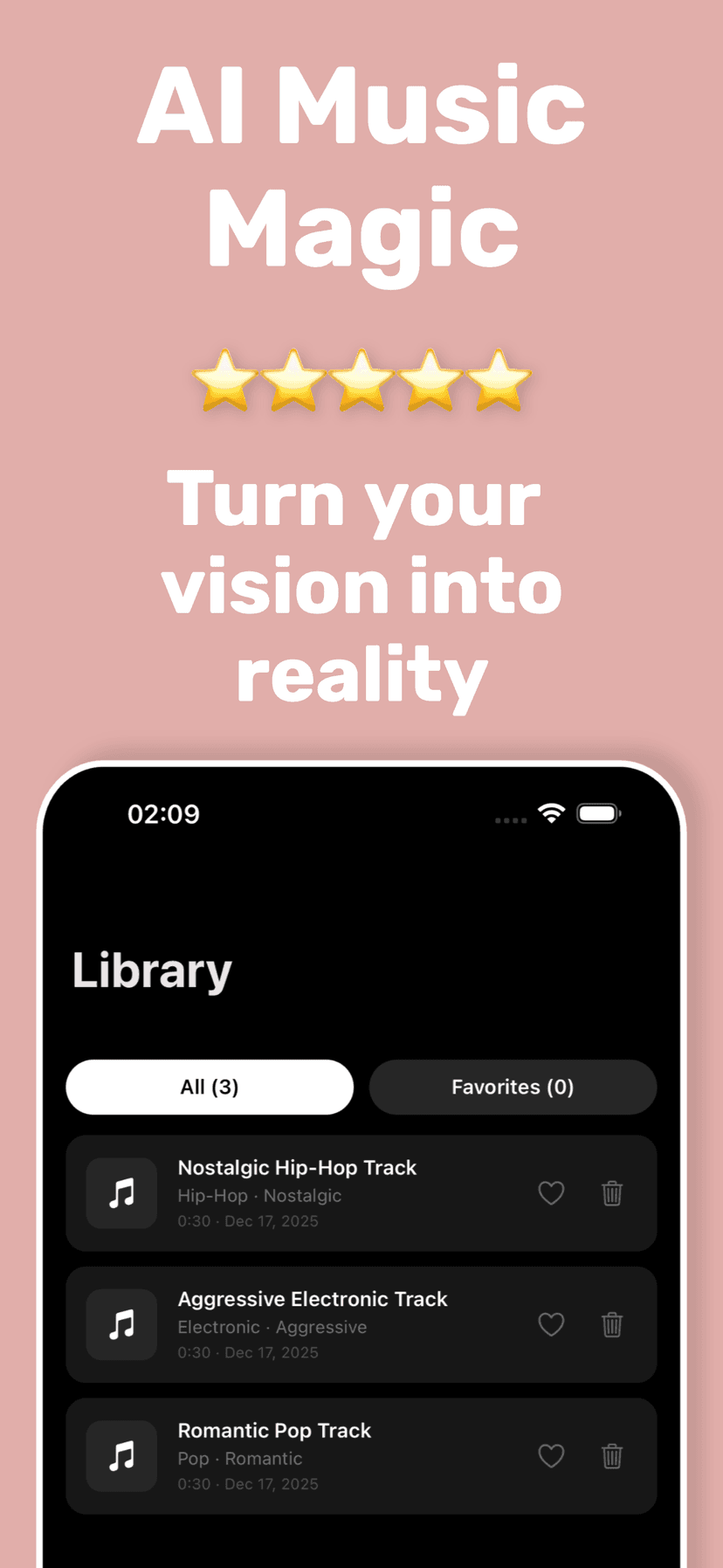 AI Music Song Generator: Musly screenshot 2