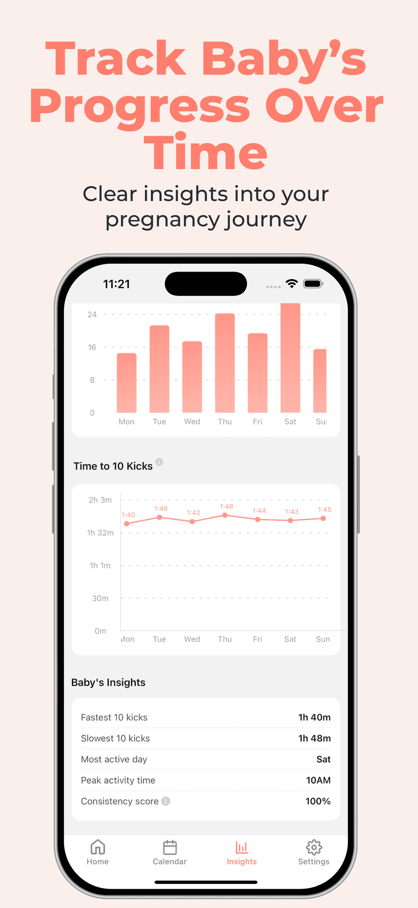Baby Kick Counter: TinyKicks screenshot 3