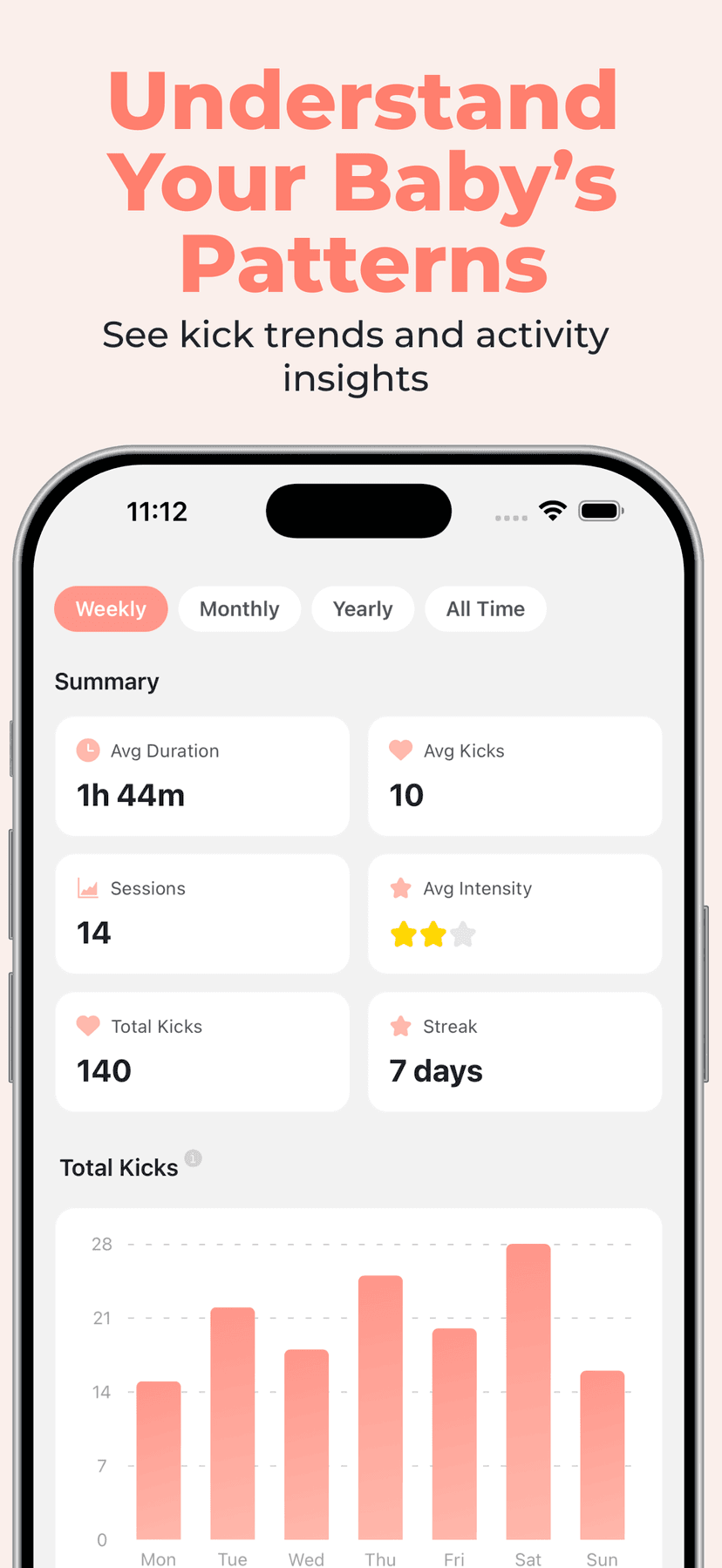 Baby Kick Counter: TinyKicks screenshot 5