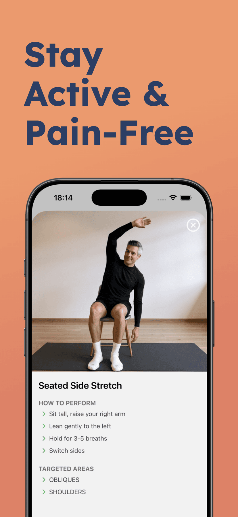 Chair Yoga for Seniors: ZenFit screenshot 2